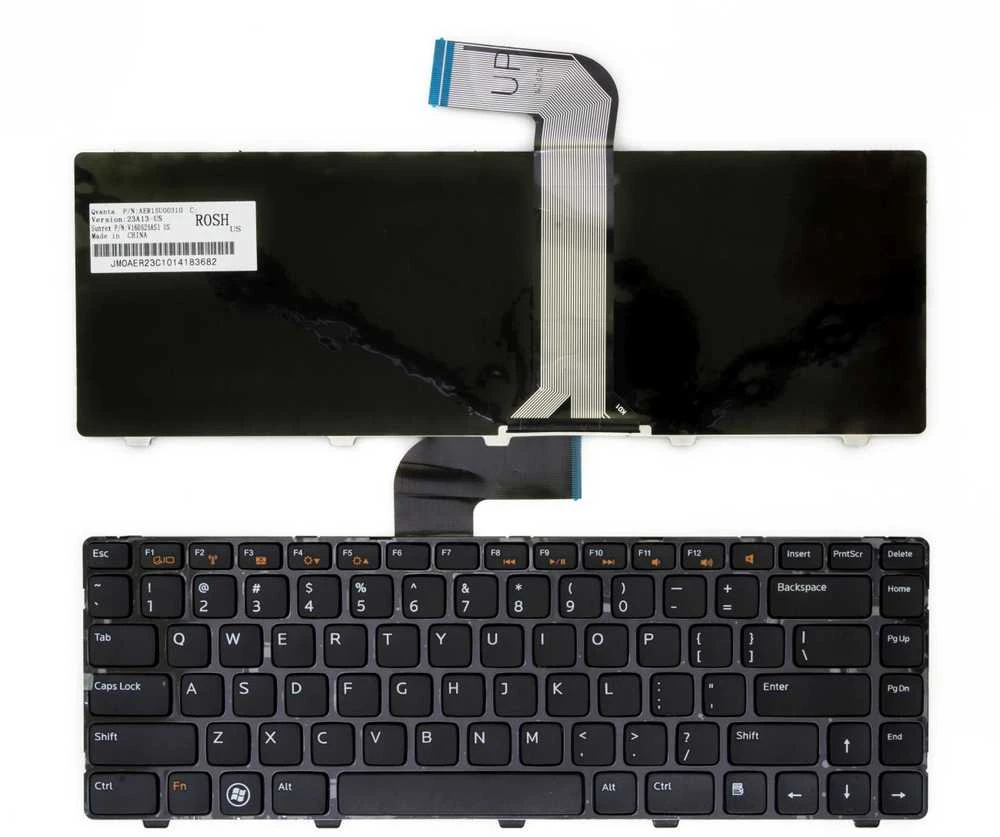 Klaviatūra DELL Inspiron 14R: 3420, 3520, 5520, 7520, N5040, N5050, L502x
