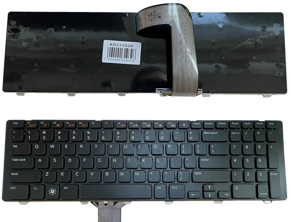 Klaviatūra DELL: Inspiron 17R, Vostro 3750, XPS 17