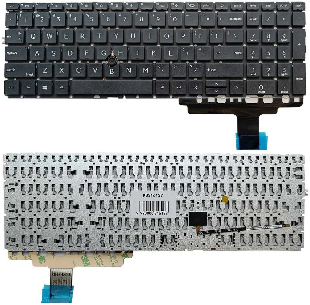 Klaviatūra HP EliteBook 850 G8, su „trackpoint“