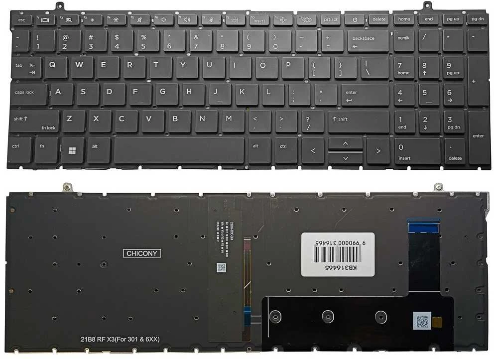 Klaviatūra HP Elitebook 860 G9, 865 G9, 860 G10, 865 G10, su pašvietimu, US