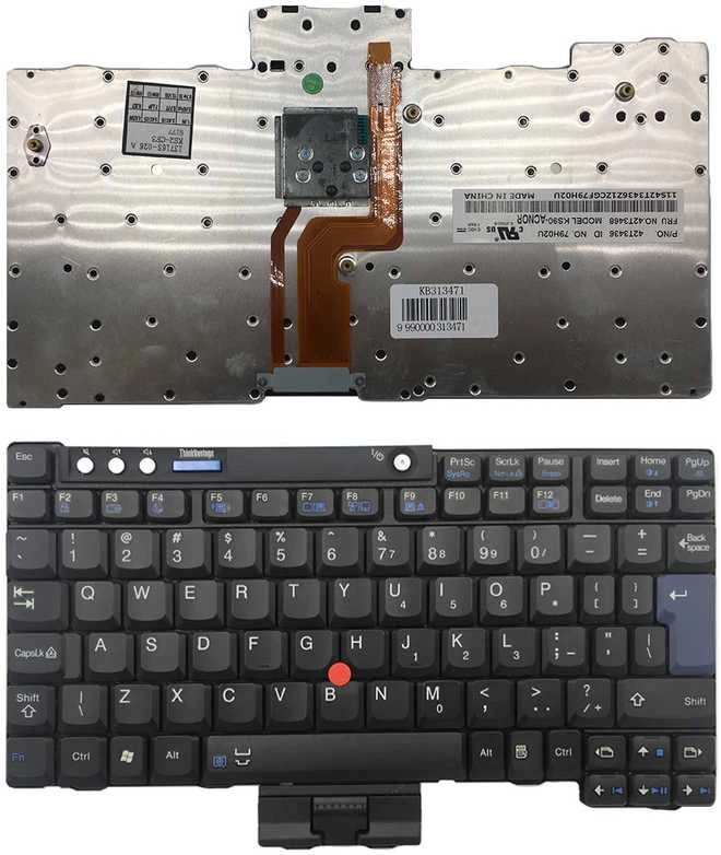 Klaviatūra Lenovo: IBM ThinkPad X60, X60S, X61, X61S