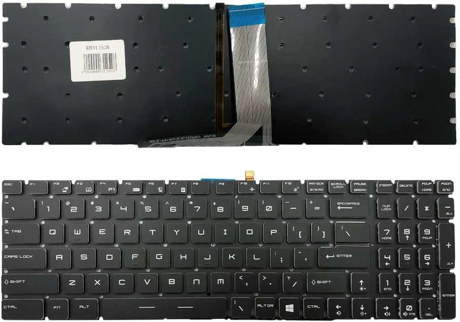 Klaviatūra MSI: GT72, GS60 su apšvietimu