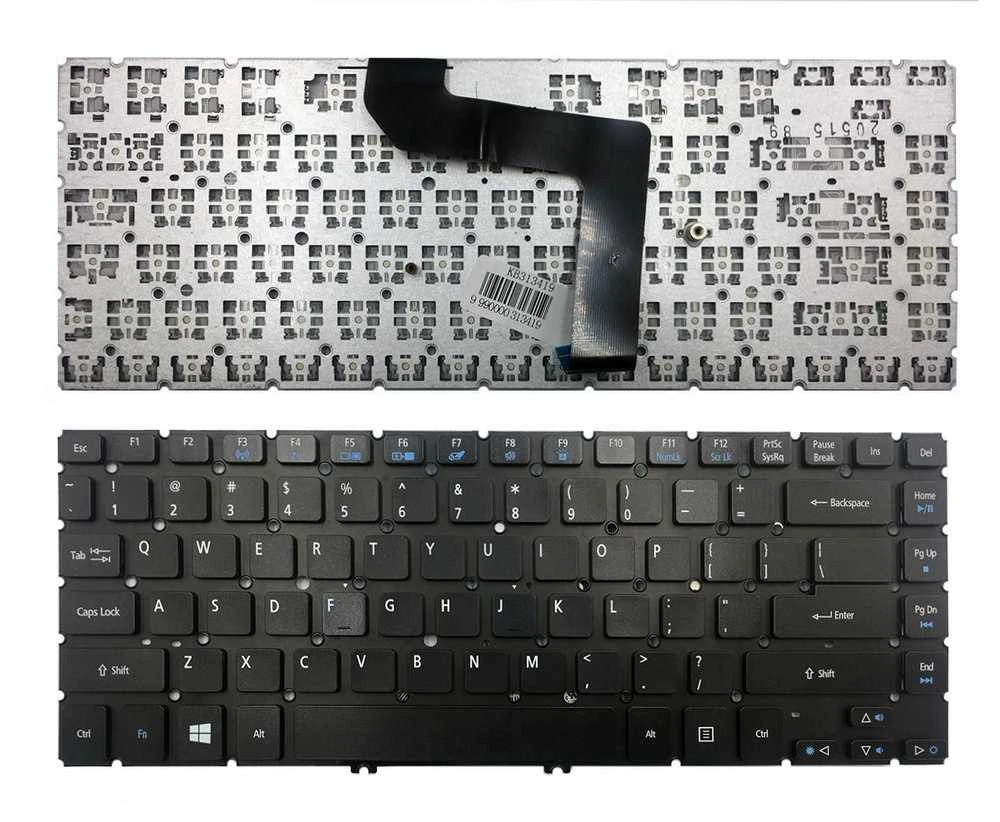 Klaviatūra su apšvietimu Acer: Aspire M5-481T, M5-481TG, M5-481PT, M5-481PTG US