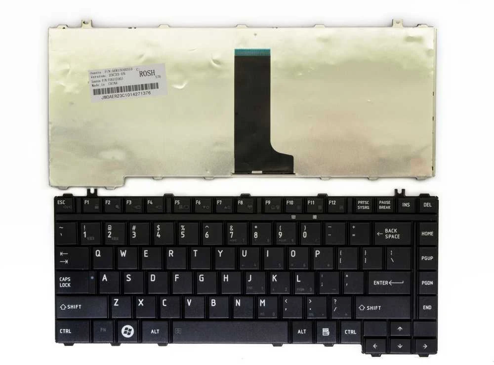 Klaviatūra TOSHIBA Satellite: A200, A205, A210, A300, A305, A350, L300, L300D, L305, M200, M205