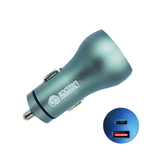 Extra Digital Kroviklis USB 3.0+ Type C: 12-24V, 36W, QC3.0+ PD