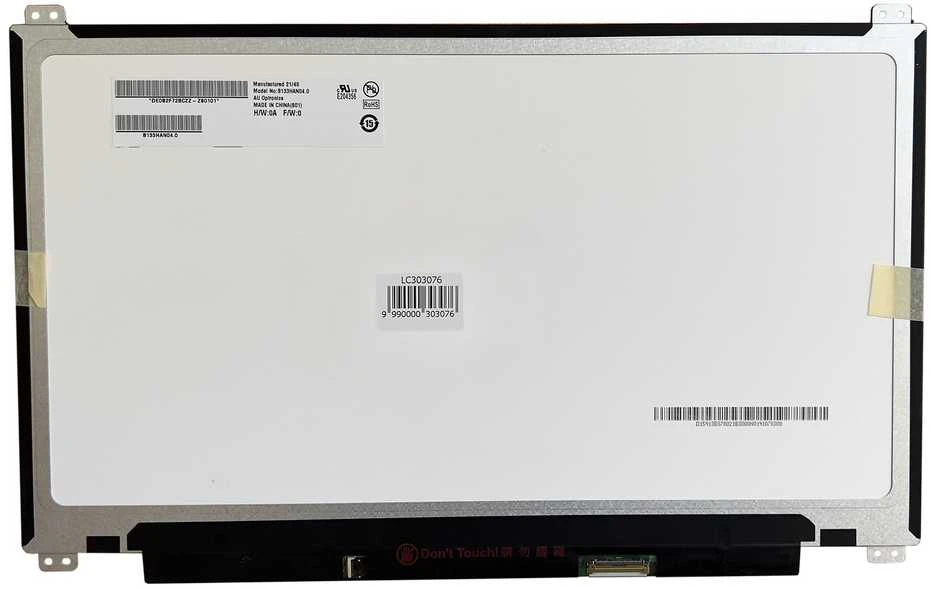 LG Ekranas 13.3", 1920x1080, 60Hz, matinis, 40pin, dešinėje, IPS