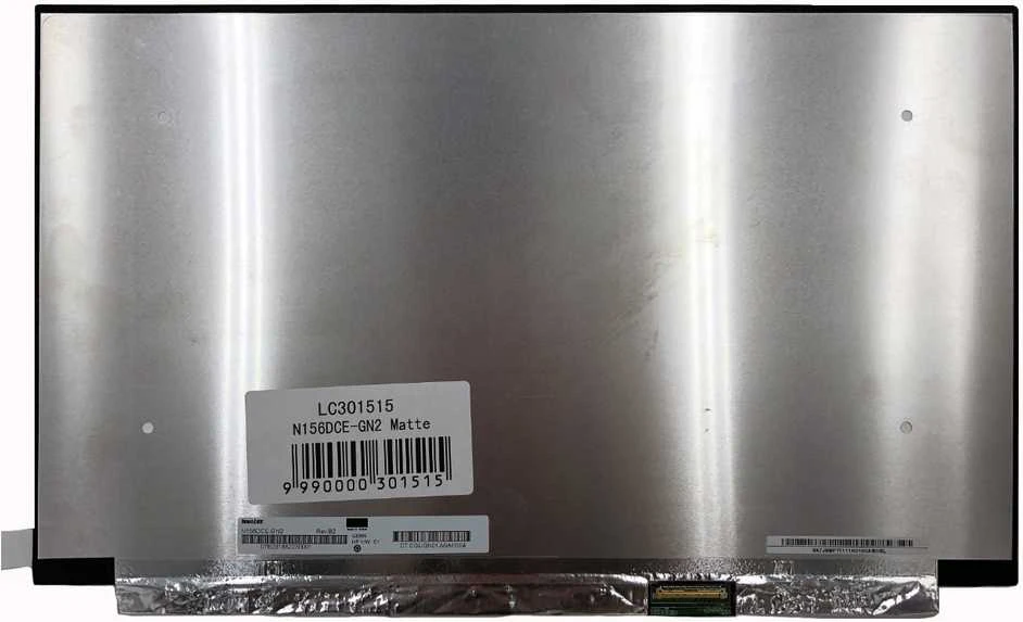 LG Ekranas 15.6", 3840x2160, 60Hz, matinis, 40pin, dešinėje