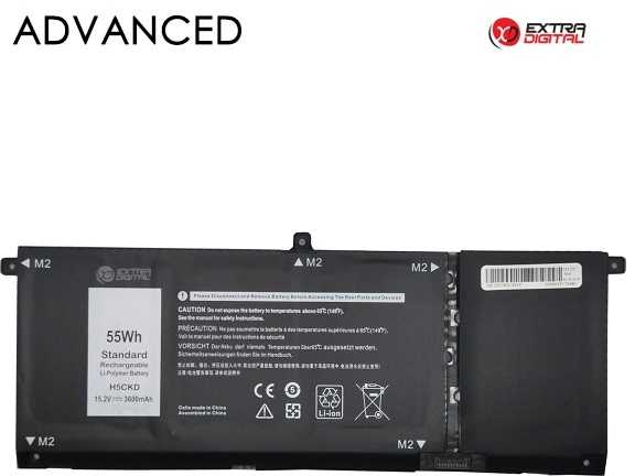 Nešiojamo kompiuterio baterija DELL H5CKD, 3600mAh, Extra Digital Advanced