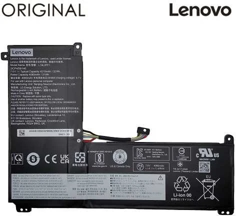 Nešiojamo kompiuterio baterija LENOVO L19M2PF1, 4080mAh, Original
