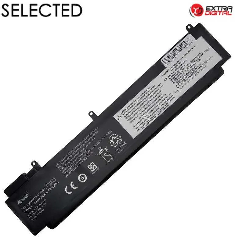 Nešiojamo kompiuterio baterija LENOVO SB10F46460, 2000mAh, Extra Digital Advanced
