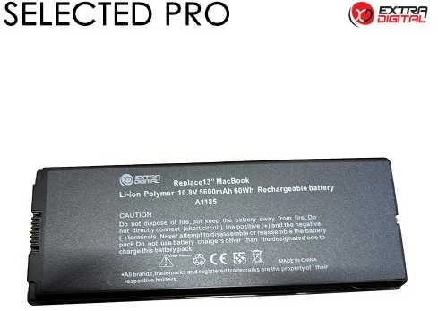 Nešiojamo kompiuterio baterija skirta A1185, 5600mAh, Extra Digital Selected Pro