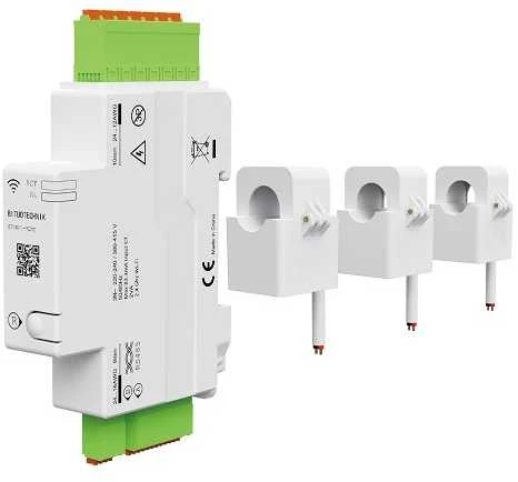 Tuya Išmanus energijos matuoklis, 3P+N,120A, DIN, Modbus RS485