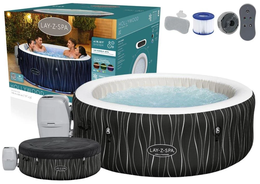 "Lay-Z-Spa" Holivudo sūkurinė vonia BESTWAY