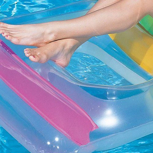 BESTWAY pripučiamas čiužinys su atlošu Kool Lounge, 1.65m x 89cm, 43011
