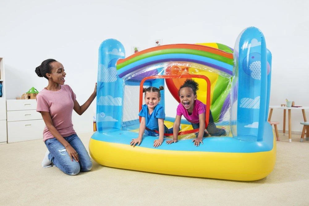 BESTWAY pripučiamas batutas Hot Air Balloon Bouncer 1.75m x 1.73m x 1.37m, 52269