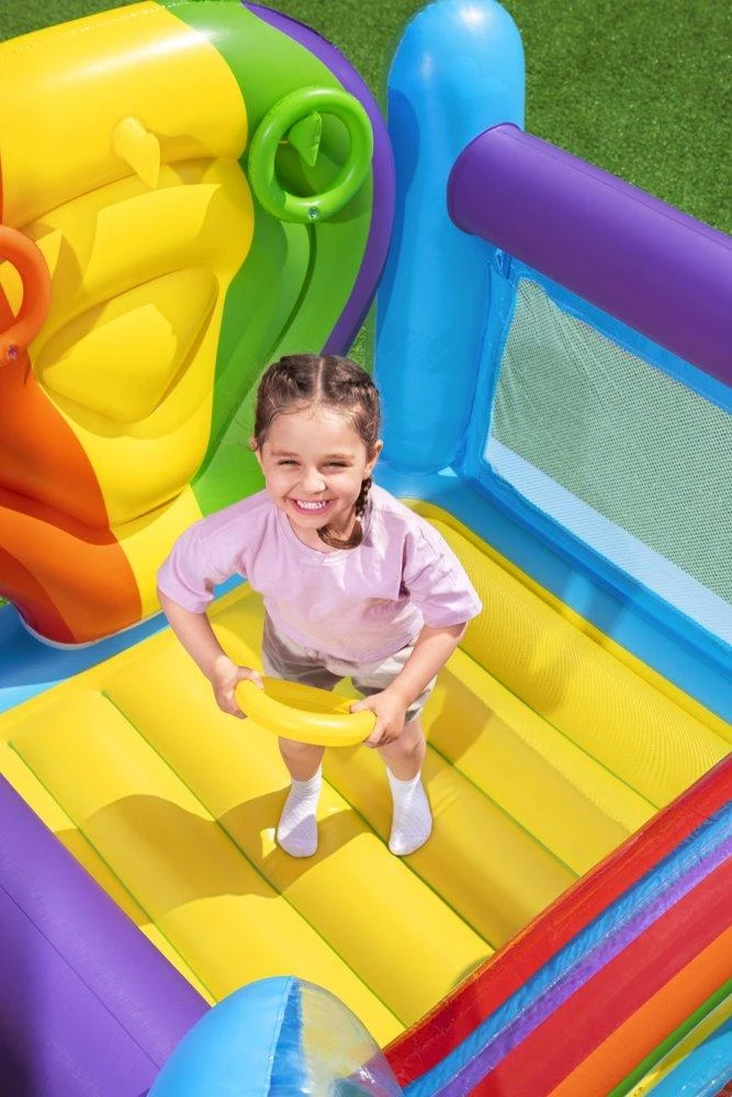 BESTWAY pripučiamas batutas Hot Air Balloon Bouncer 1.75m x 1.73m x 1.37m, 52269