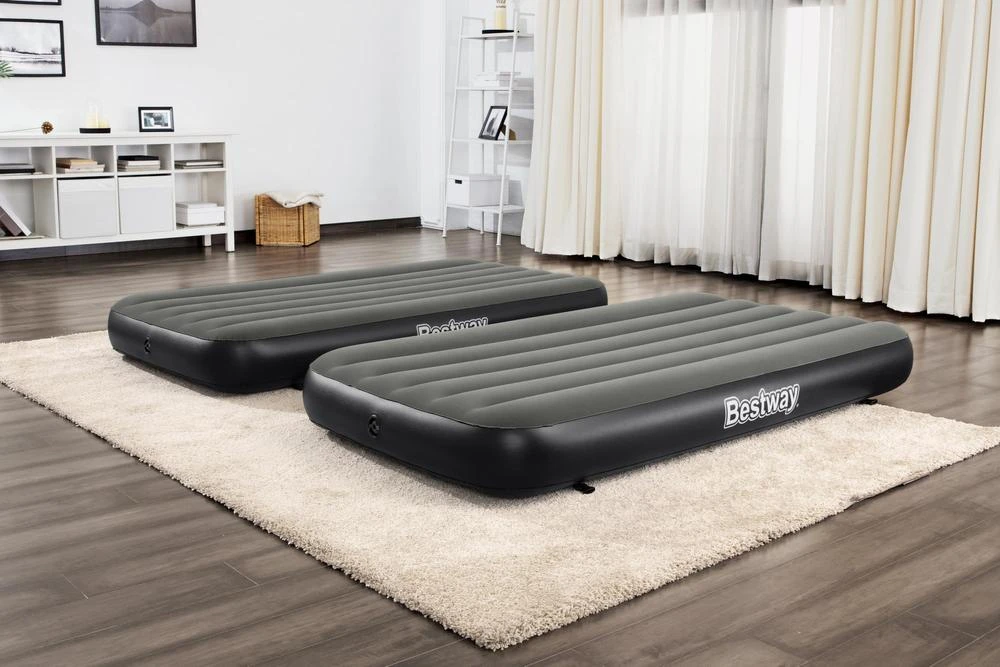 Bestway 3-1 Pripučiamas čiužinys, juodas ir pilkas, 188x99x25cm