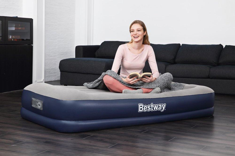 Pripučiamas čiužinys 191x97x36 cm su įmontuotu elektriniu siurbliu Bestway 67723