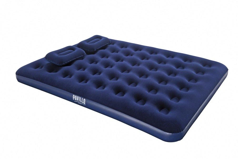 TOP KOMPLEKTAS! Bestway Pavillo dvigulis čiužinys su pompa ir 2 pagalvėlėmis 2.03m x 1.52m x 22cm
