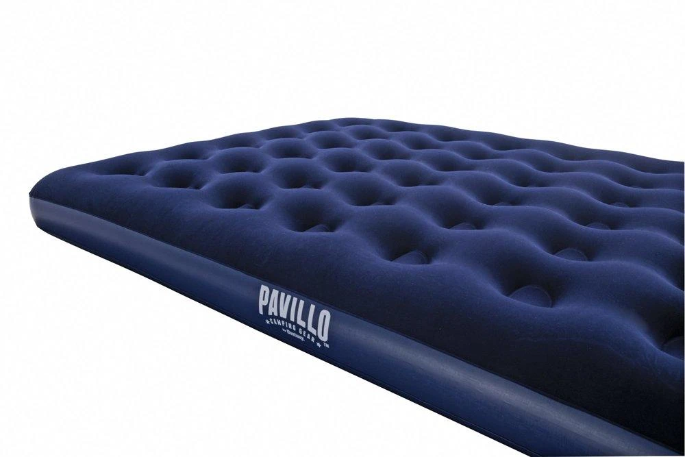 TOP KOMPLEKTAS! Bestway Pavillo dvigulis čiužinys su pompa ir 2 pagalvėlėmis 2.03m x 1.52m x 22cm