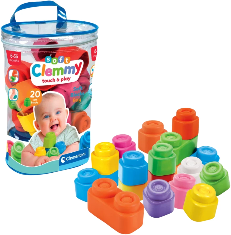 Clementoni konstruktorius "Baby Clemmy" (20 kaladėlių)
