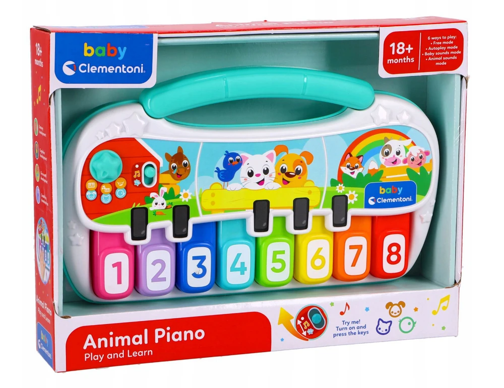 Clementoni Pianinas spalvotas