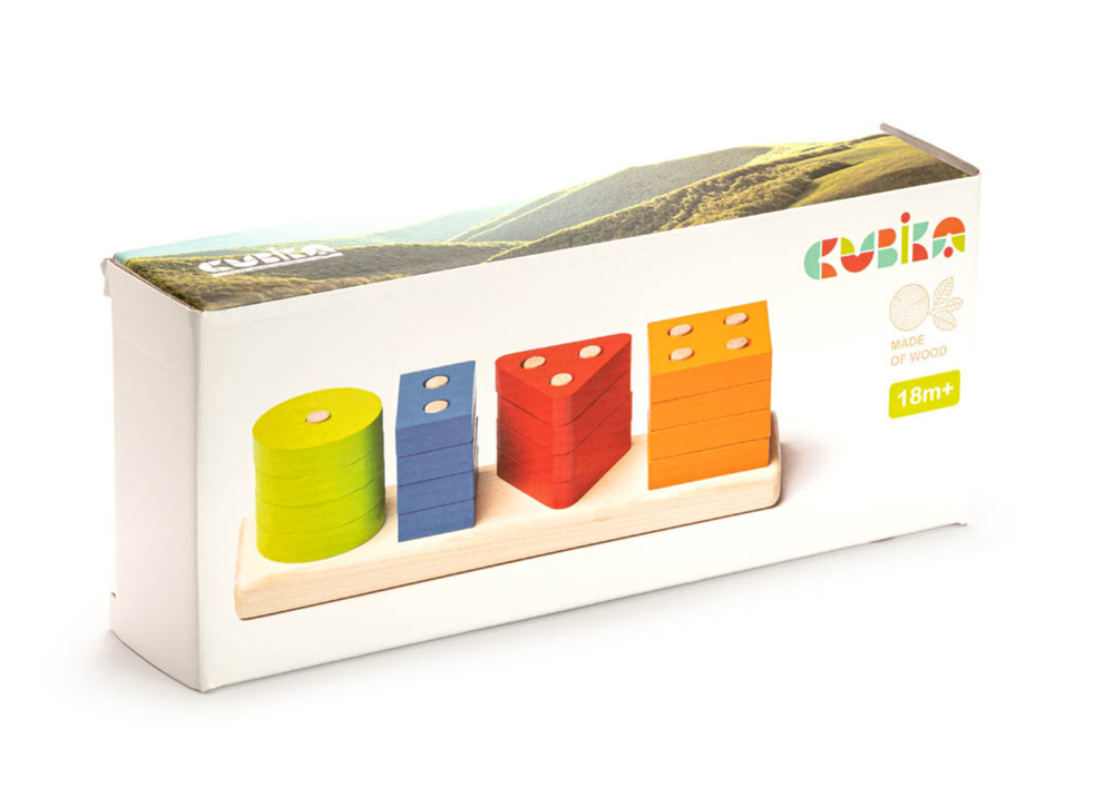 Cubika Jutiklinė rūšiuoklė "Geometrija" stačiakampis
