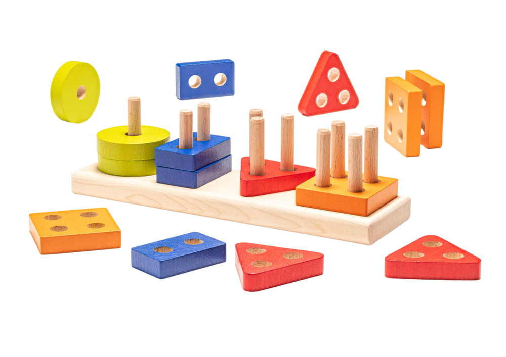 Cubika Jutiklinė rūšiuoklė "Geometrija" stačiakampis