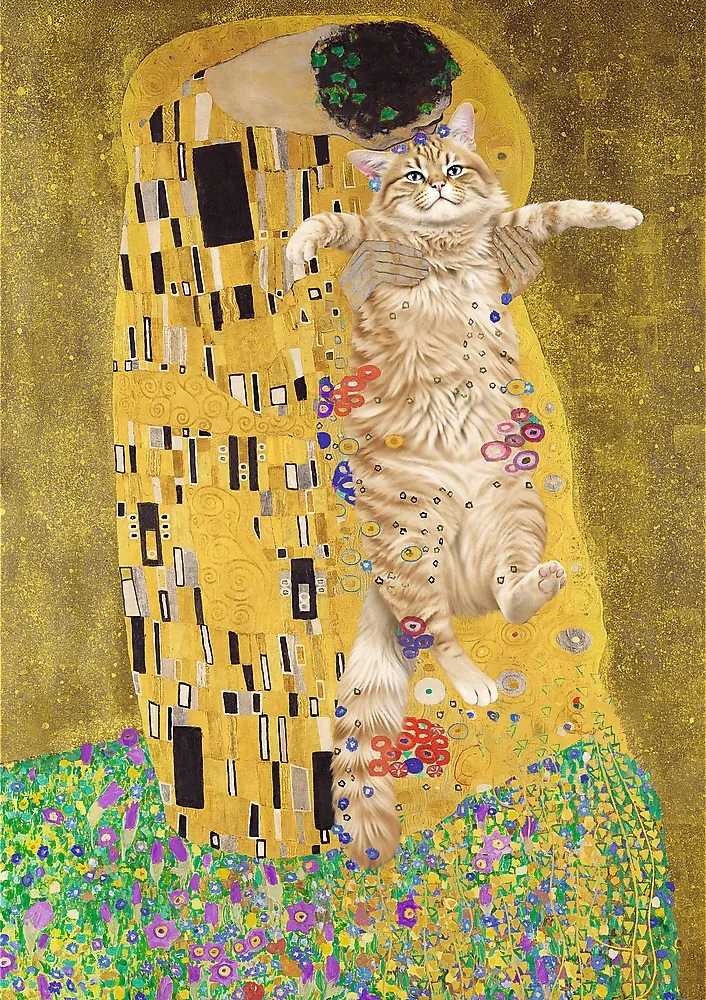 Trefl Dėlionė 1000 vnt. - Purrfect Kiss aprašymas - Prekės nuotrauka