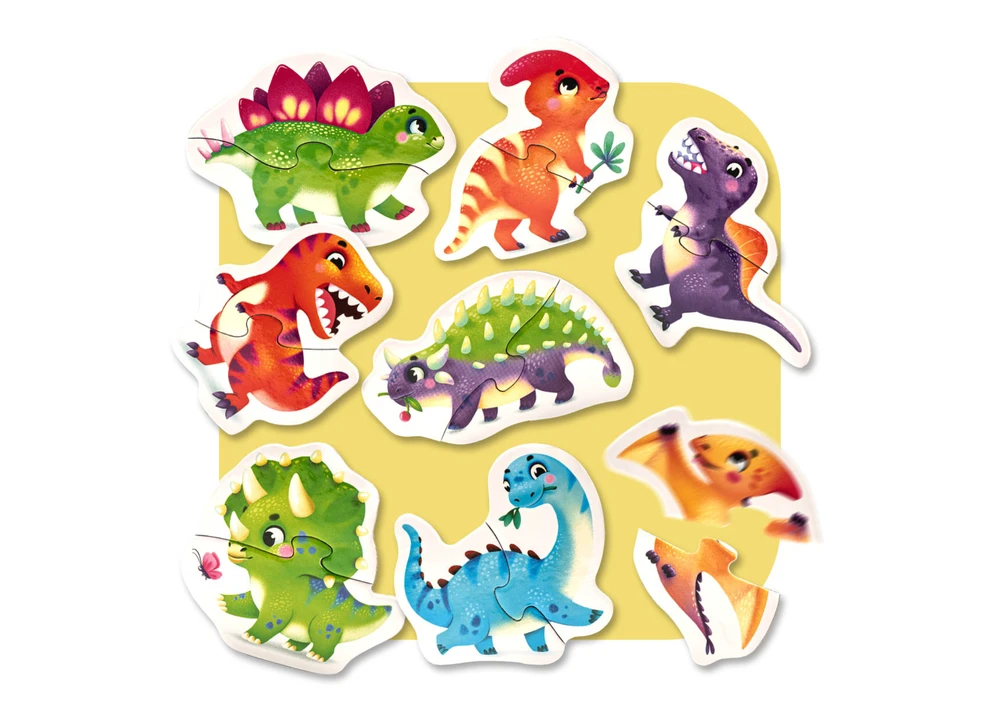 Puzzlika dėlionė "Dinozaurai"