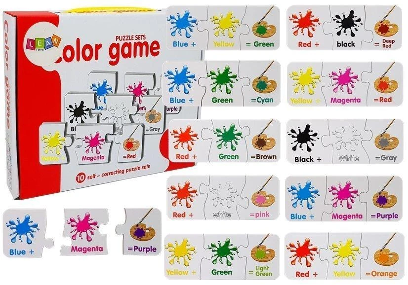 Lean Toys Edukacinė dėlionė