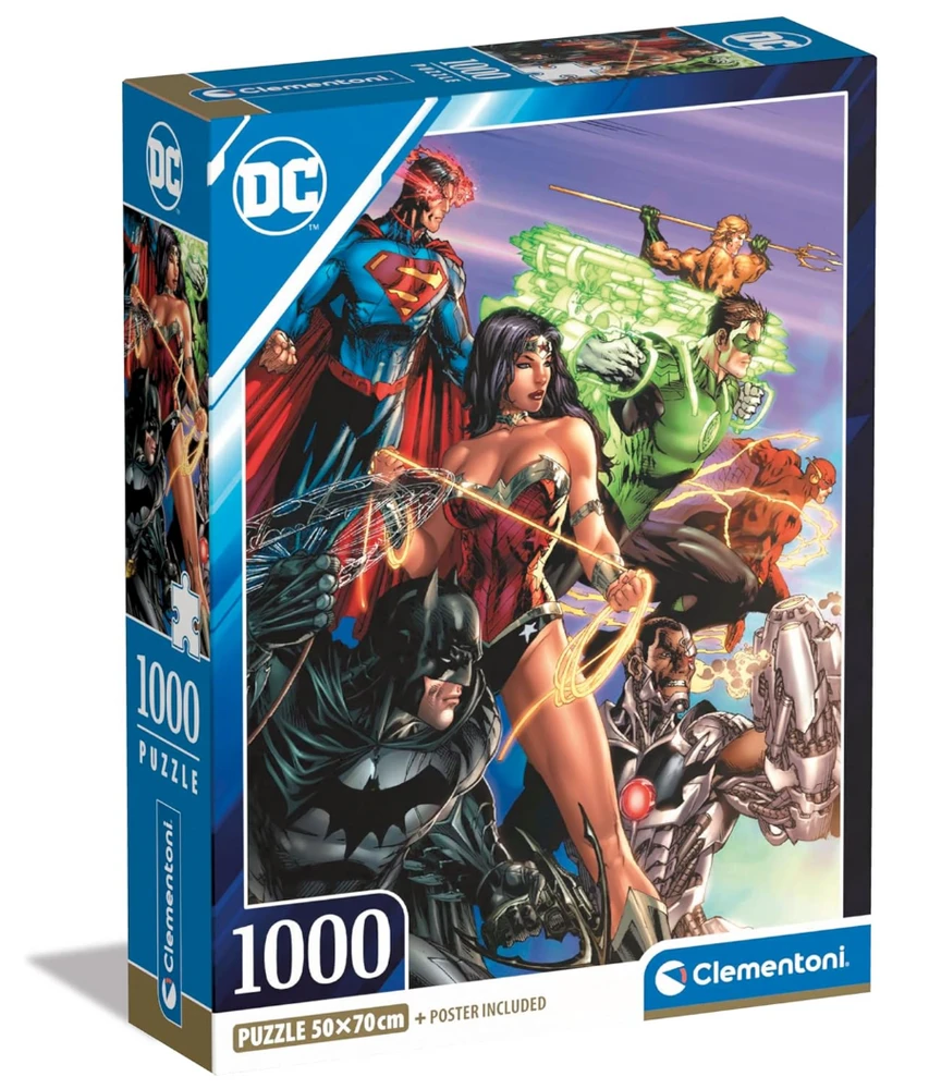 Clementoni Dėlionė 1000 vnt. - DC komiksai