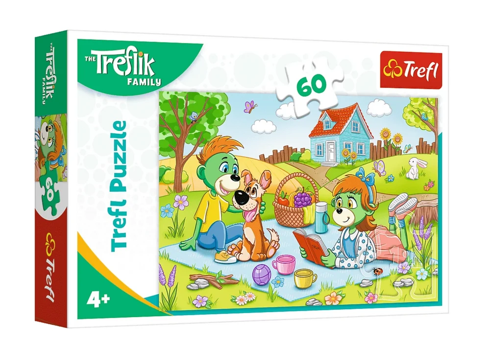 Trefl Dėlionė 60 vnt. - Treflikų atostogos