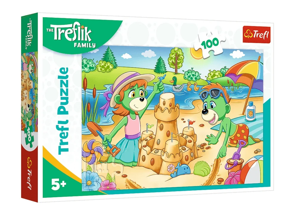Trefl Dėlionė 100 vnt. - Treflikų atostogos
