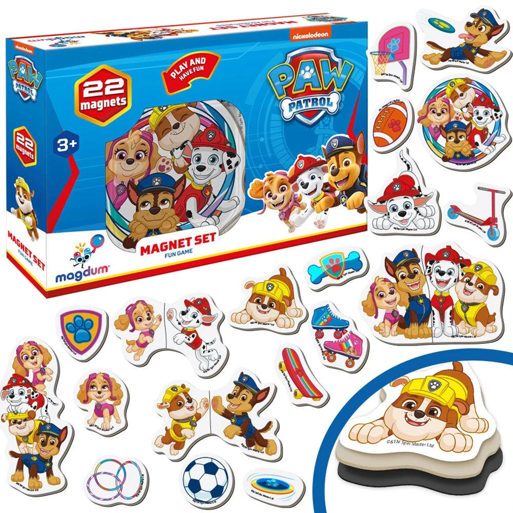 Technok Magnetukų rinkinys Paw Patrol Fun Game 22 vnt