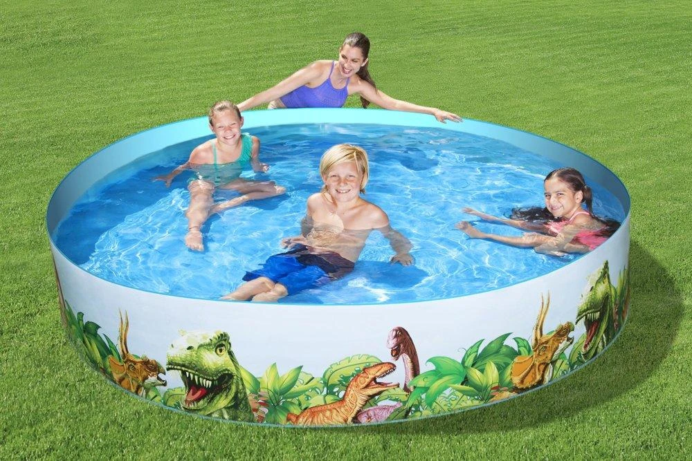 BESTWAY baseinas Dinosaur Fill'N Fun 1.83m x H38cm, 55022