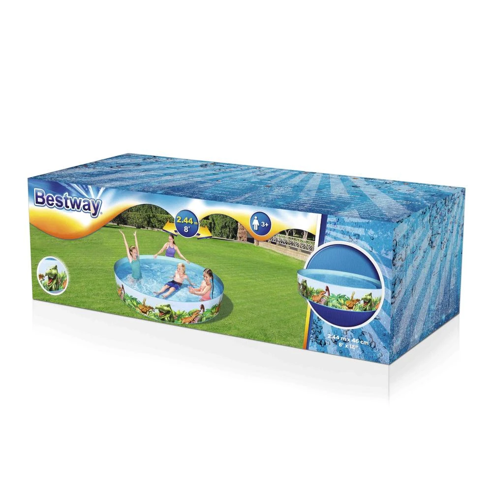 BESTWAY baseinas Dinosaur Fill'N Fun 1.83m x H38cm, 55022