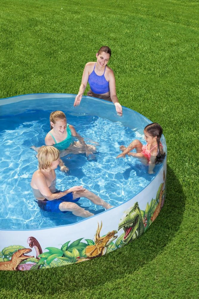 BESTWAY baseinas Dinosaur Fill'N Fun 1.83m x H38cm, 55022