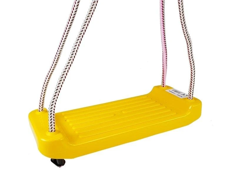 Dorex Geltonos plastikinės sūpynės su virvėmis 42x17x5 cm