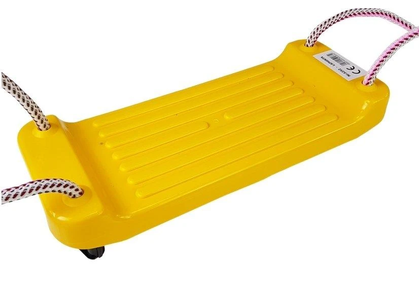 Dorex Geltonos plastikinės sūpynės su virvėmis 42x17x5 cm