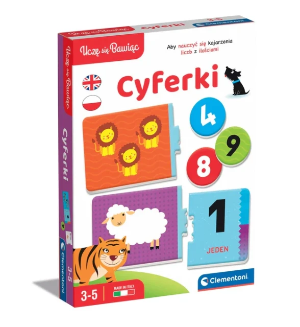 Edukacinis žaidimas Skaičiai Lenkų kalba Clementoni 50767