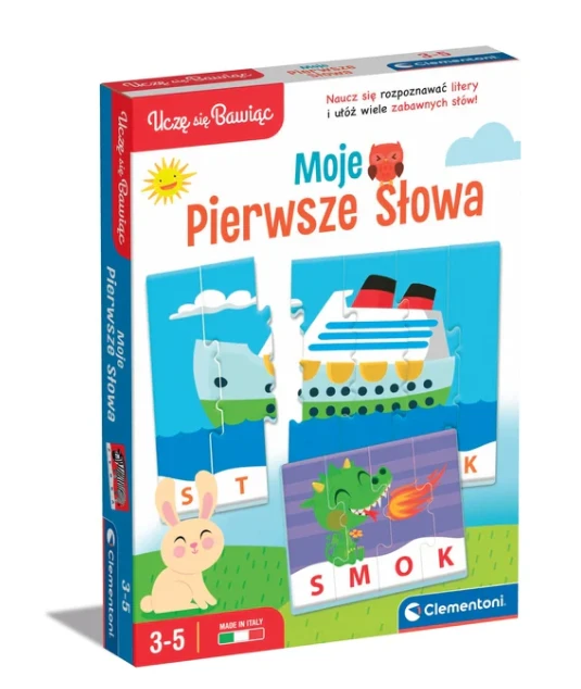 Edukacinis žaidimasMano pirmieji žodžiai, lenkų kalbos Clementoni 50770
