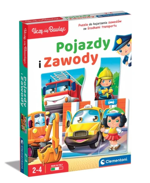 Dėlionė Edukacinis žaidimas „Transportas ir profesijos“ Clementoni 50765