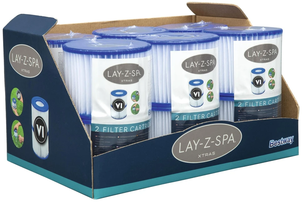 Bestway Filtro kasetė Lay-Z-Spa 2 vnt.