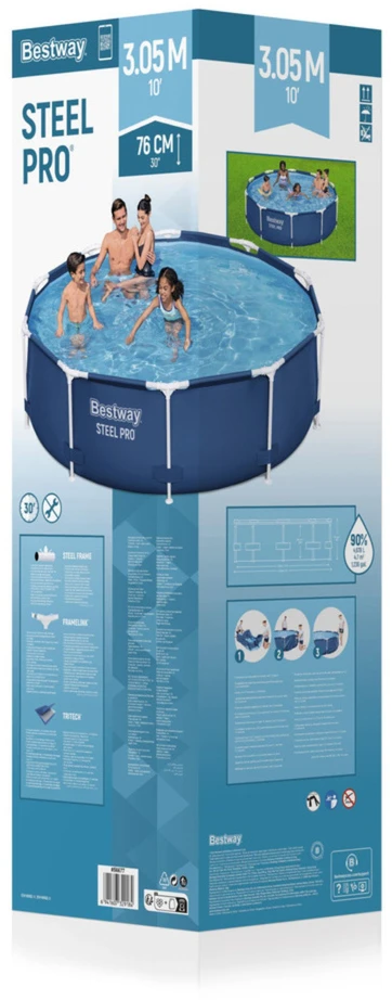 Bestway Steel Pro Baseinas, 305x76cm