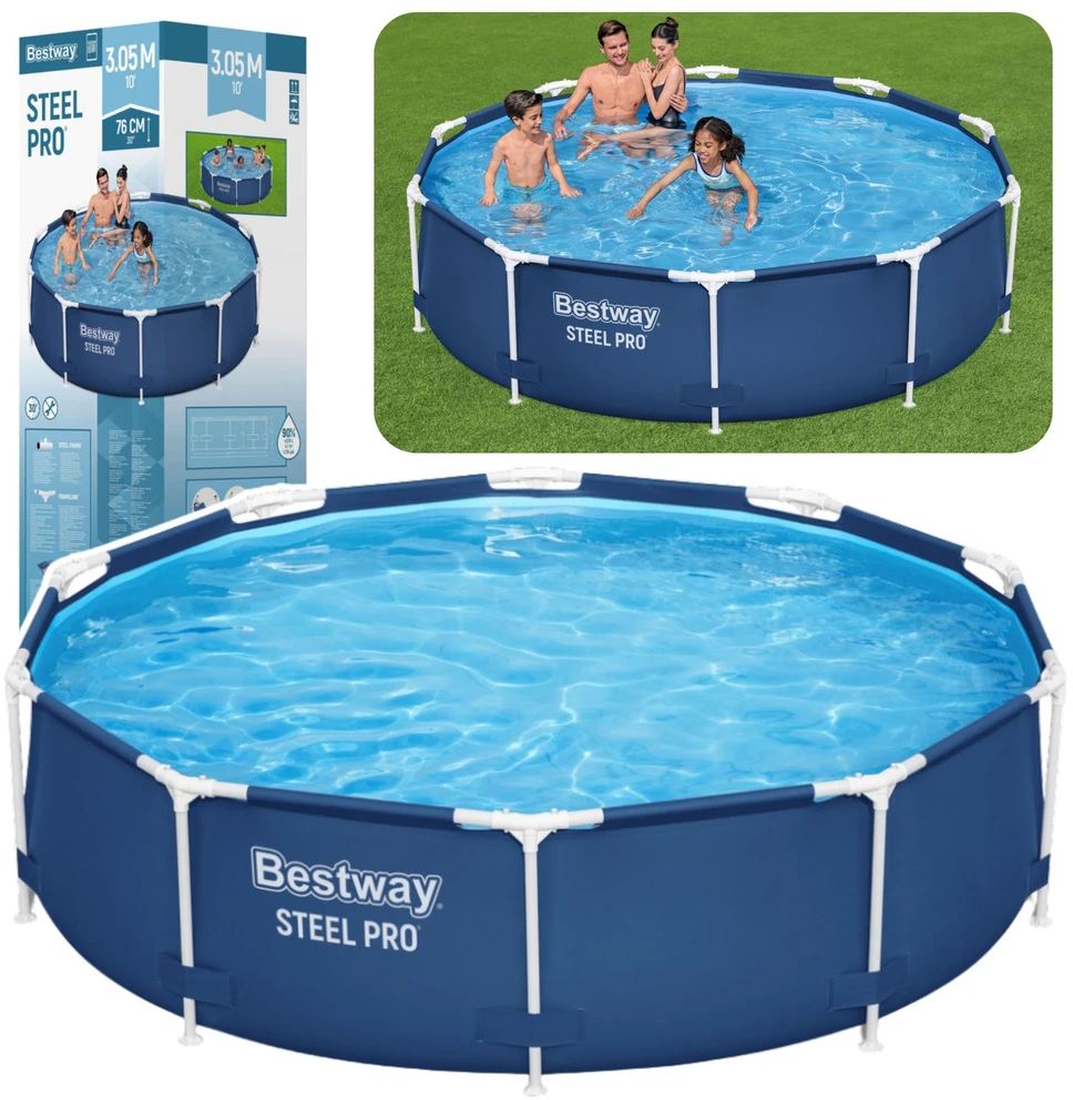 Bestway Steel Pro Baseinas, 305x76cm