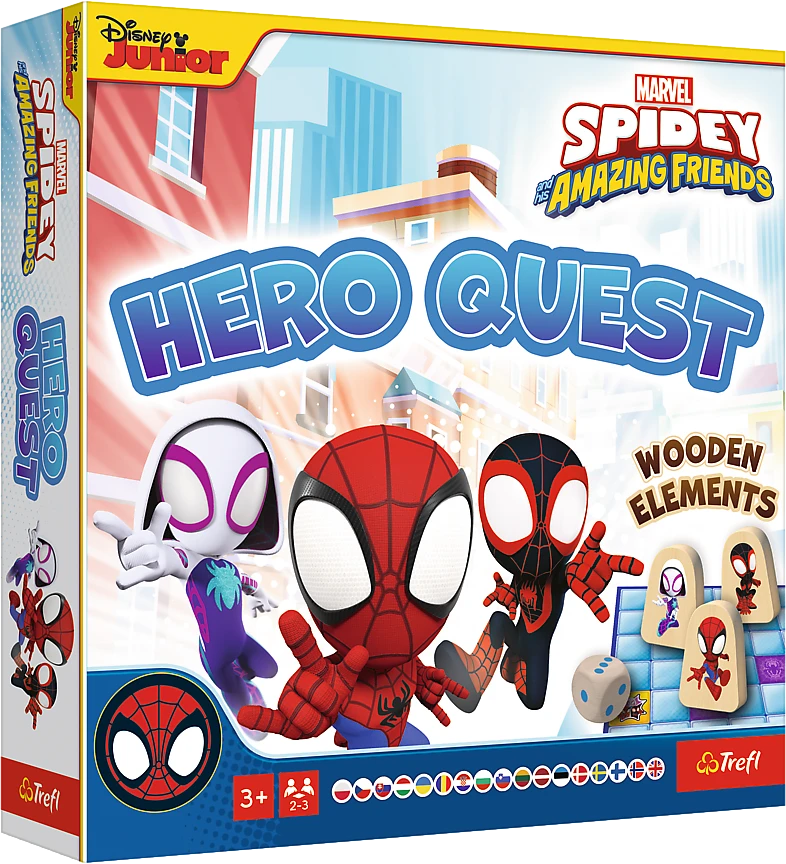 TREFL 02436 Spidey Hero Quest stalo žaidimas