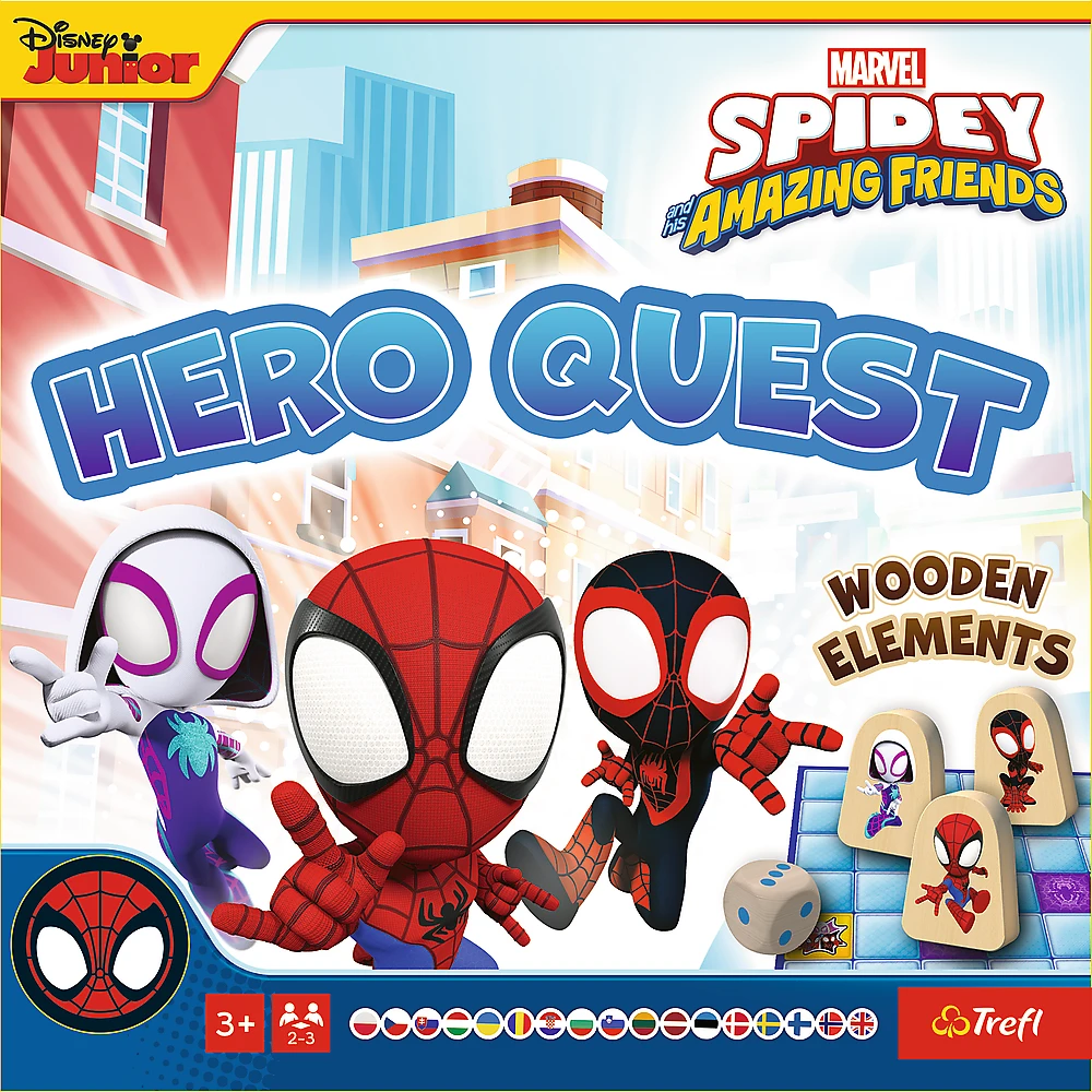 TREFL 02436 Spidey Hero Quest stalo žaidimas
