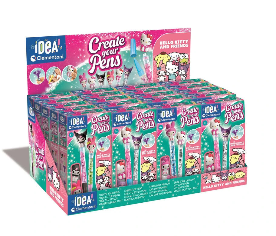 Clementoni MINI PEN FACTORY HELLO KITTY IR DRAUGAI