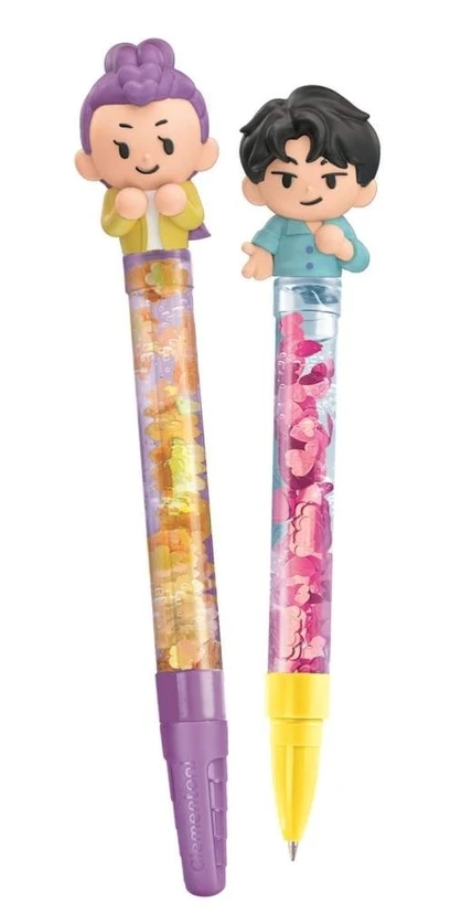 Idea Art Mini Pen Factory K-Pop Demon Hunters Rumi and Jinu Clementoni 18480